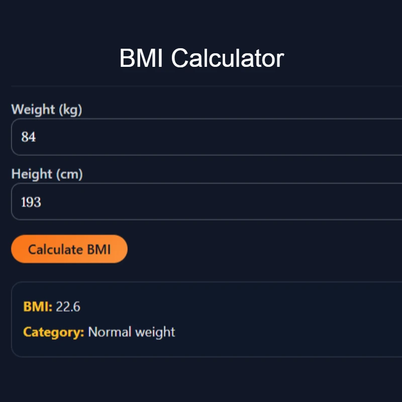 BMI Calculator